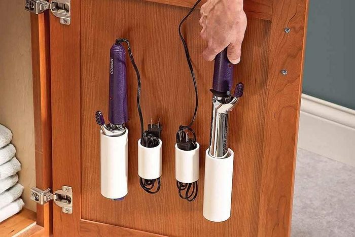 PVC bathroom storage