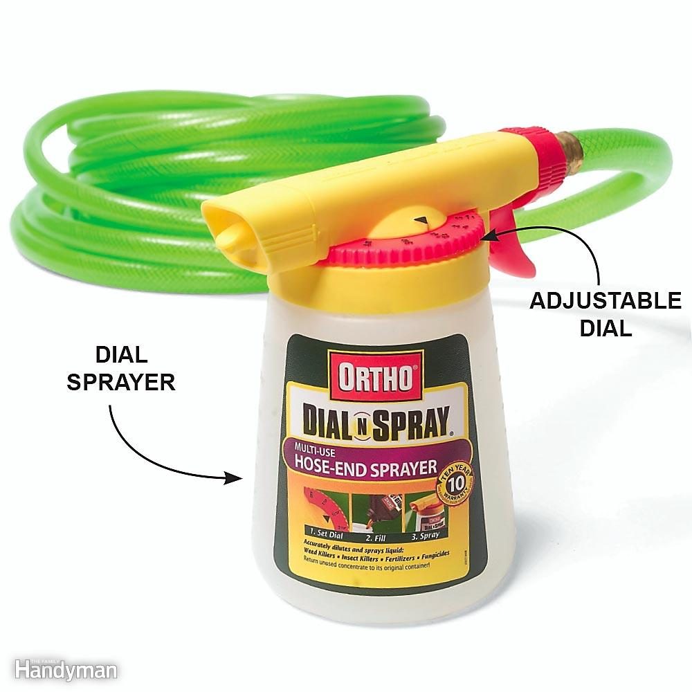 Use a Dial Sprayer When Weeds Are Out of Control