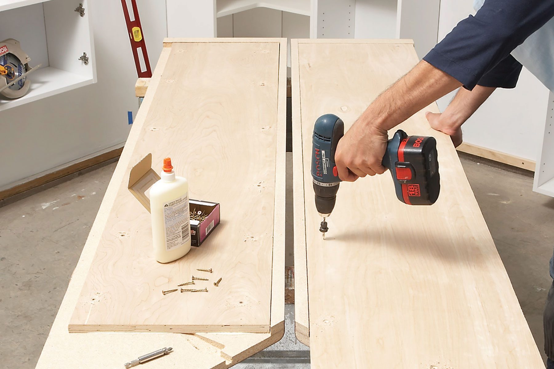 Add plywood support