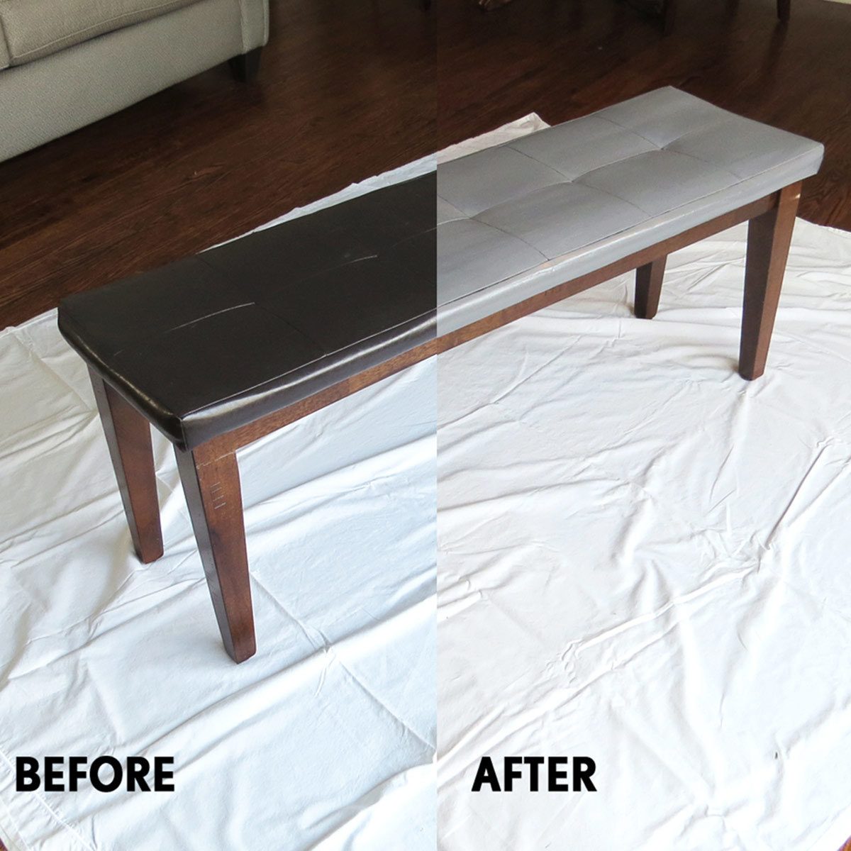 Paint leather