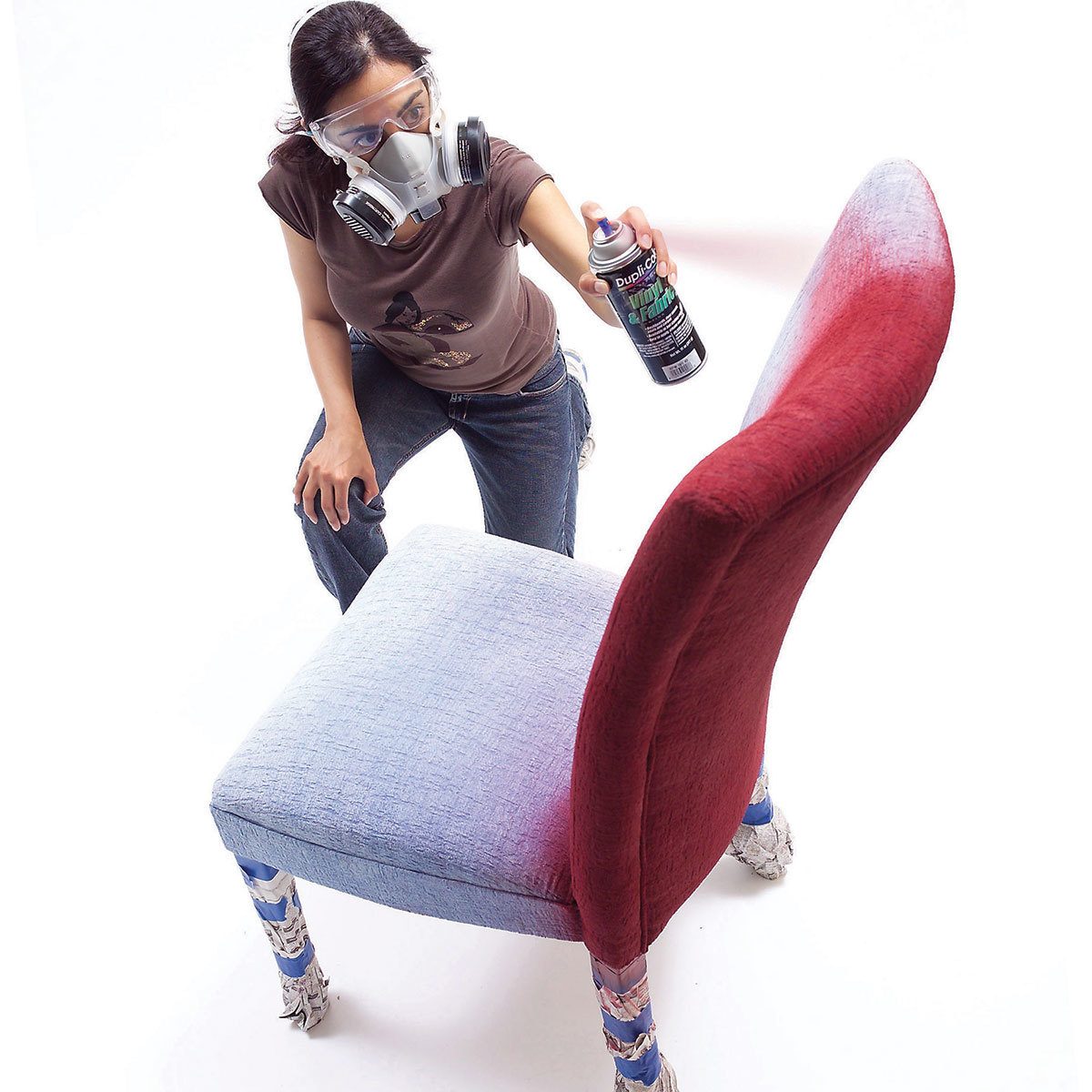 Paint upholstery