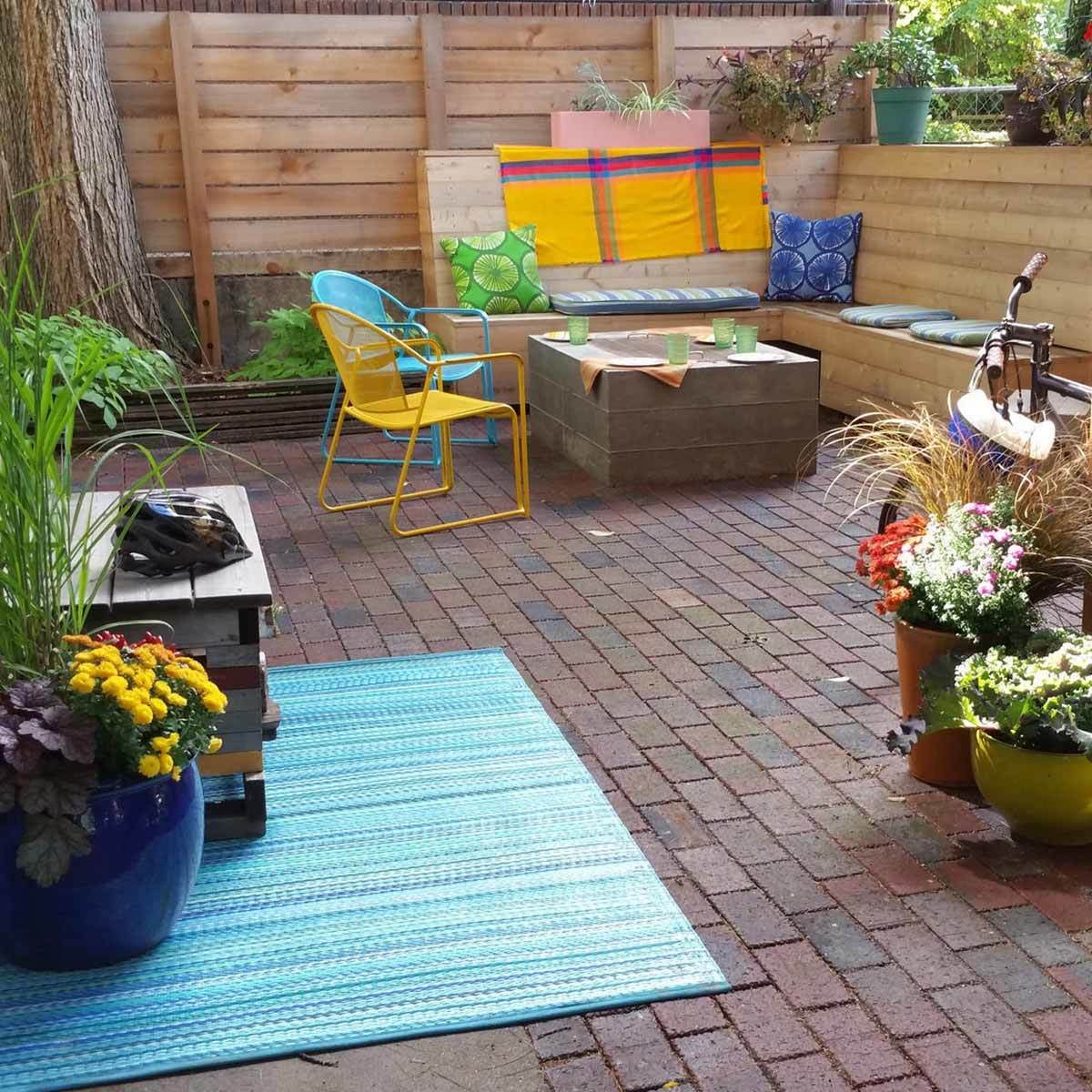 Cobblestone Brick Patio
