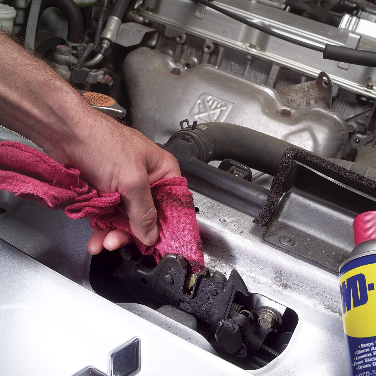 Clean the Hood Latch