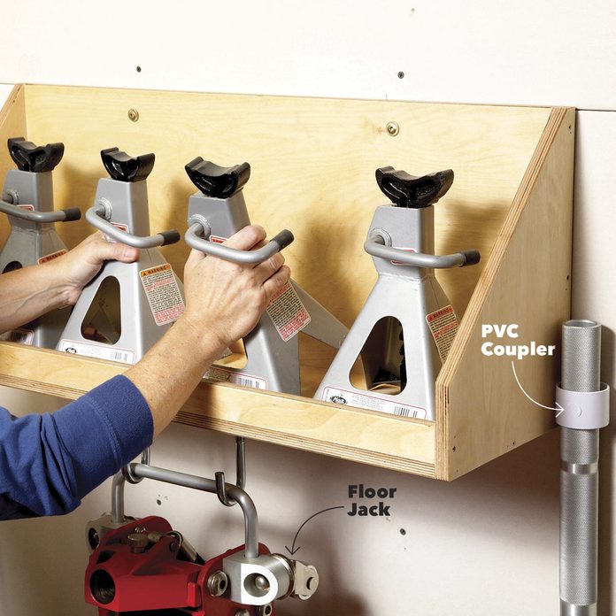 Jack stand holder