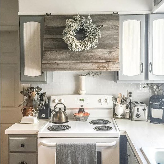 rustic hood vent cover