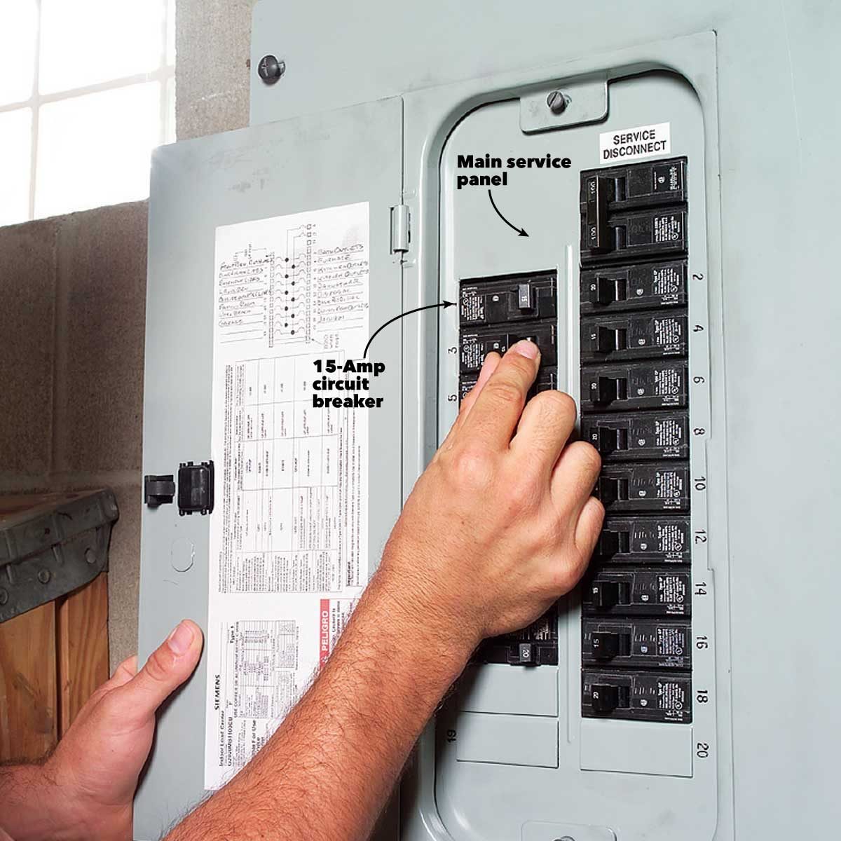 under lighting circuit breaker