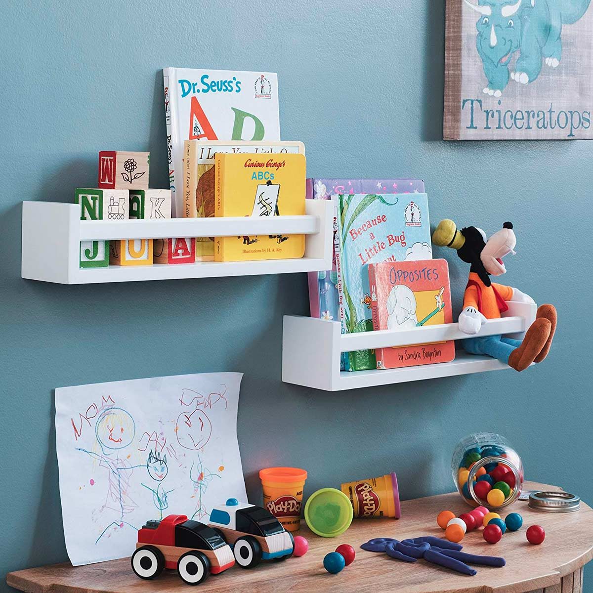 shelves