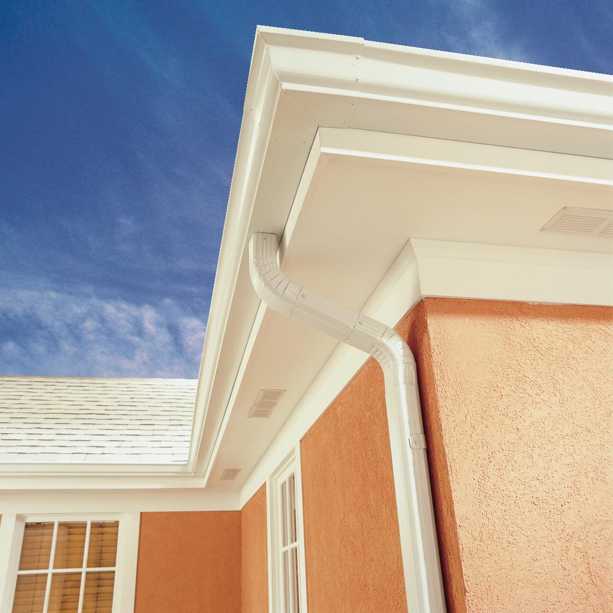 finished gutter install