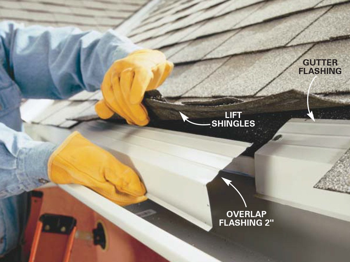 Add Gutter Flashing