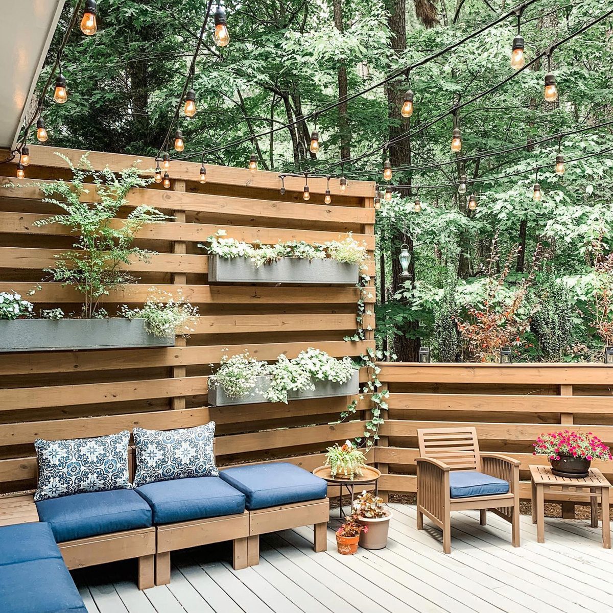 Deck Privacy Fence Courtesy @revealmydiy Via Instagram