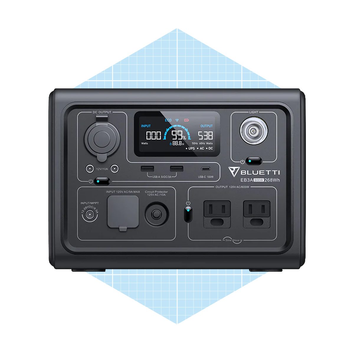 Bluetti Eb3a Portable Power Station Ecomm Bluettipower.com
