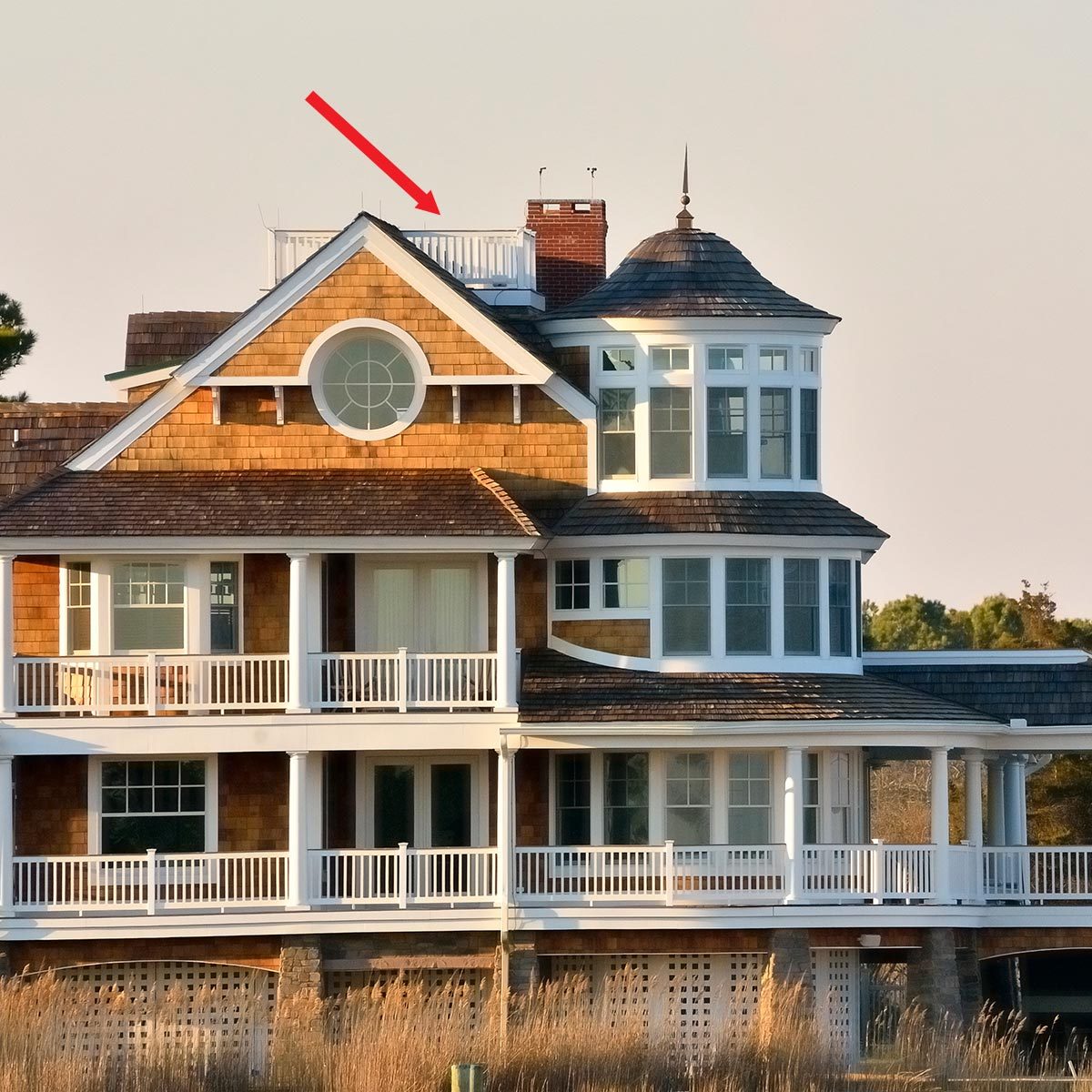 If You See a Porch On Someone’s Roof, Here’s What It Means